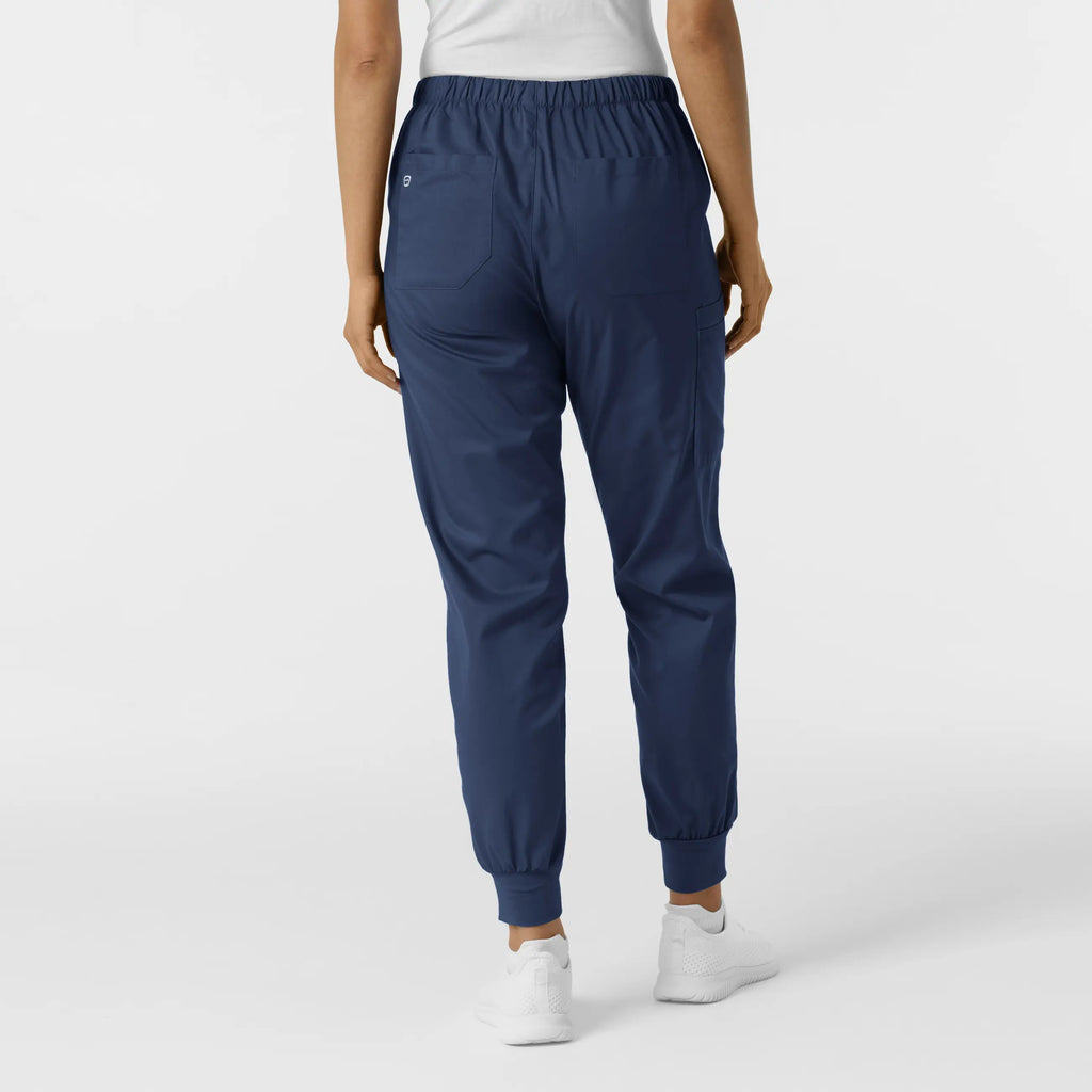 Wink Scrubs Women's Cargo Jogger Scrub Pant Navy | scrub-supply.com
