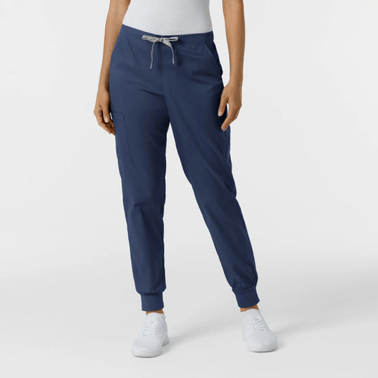Wink Scrubs Women's Cargo Jogger Scrub Pant Navy | scrub-supply.com