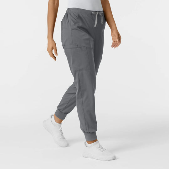 Wink Scrubs Women's Cargo Jogger Scrub Pant Pewter | scrub-supply.com