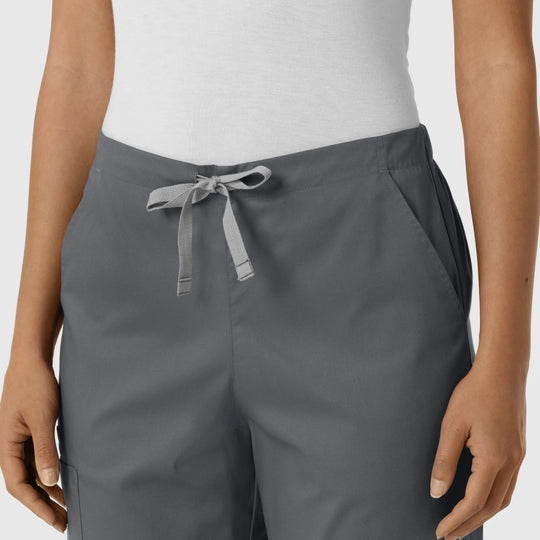 Wink Scrubs Women's Cargo Jogger Scrub Pant Pewter | scrub-supply.com