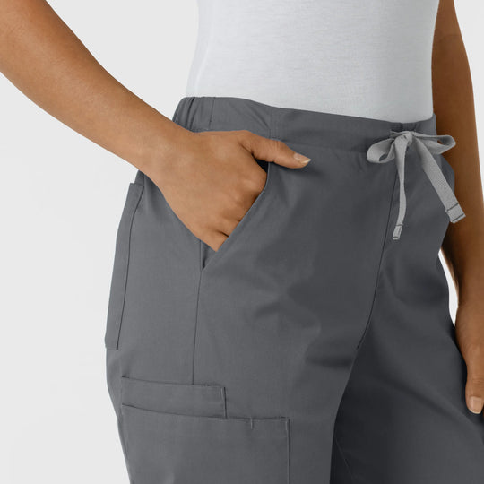 Wink Scrubs Women's Cargo Jogger Scrub Pant Pewter | scrub-supply.com