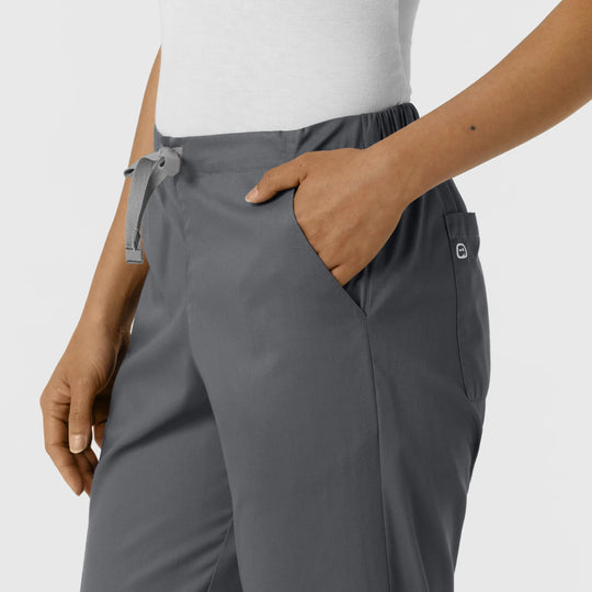 Wink Scrubs Women's Cargo Jogger Scrub Pant Pewter | scrub-supply.com