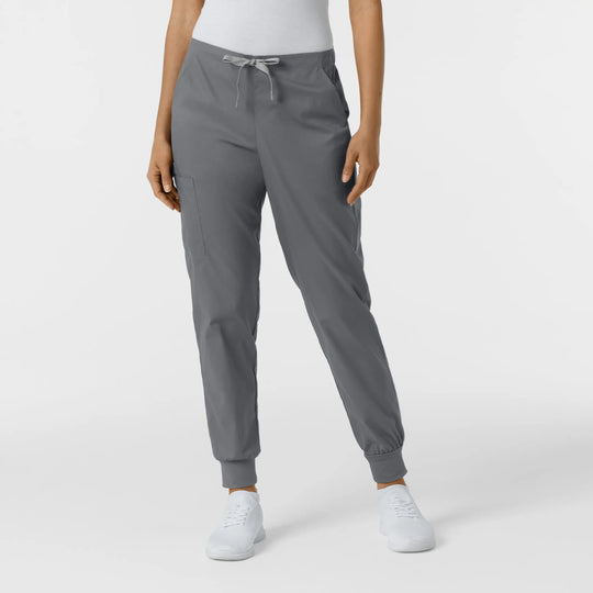 Wink Scrubs Women's Cargo Jogger Scrub Pant Pewter | scrub-supply.com