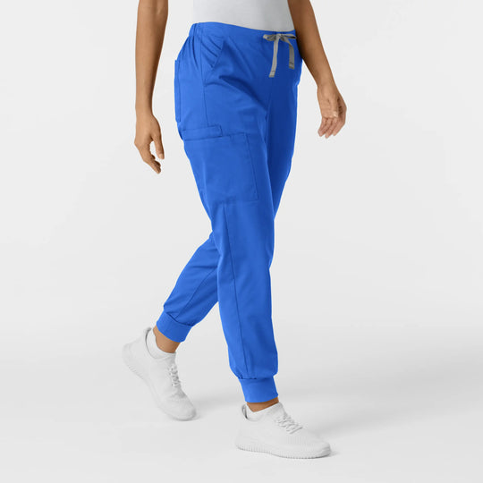 Wink Scrubs Women's Cargo Jogger Scrub Pant Royal Blue | scrub-supply.com