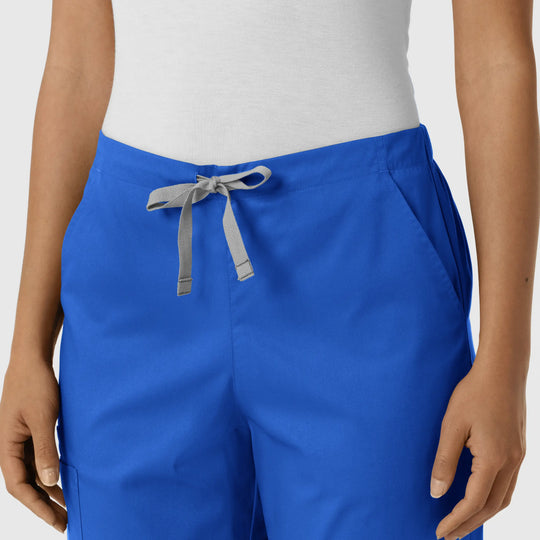 Wink Scrubs Women's Cargo Jogger Scrub Pant Royal Blue | scrub-supply.com