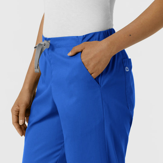 Wink Scrubs Women's Cargo Jogger Scrub Pant Royal Blue | scrub-supply.com