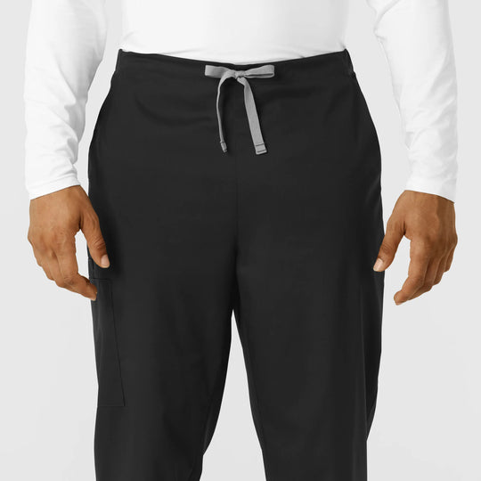 Wink Scrubs Men's Cargo Jogger Scrub Pant Black | scrub-supply.com