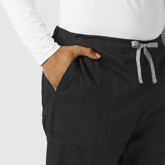 Wink Scrubs Men's Cargo Jogger Scrub Pant Black | scrub-supply.com
