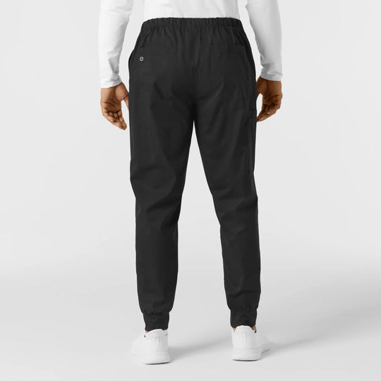 Wink Scrubs Men's Cargo Jogger Scrub Pant Black | scrub-supply.com