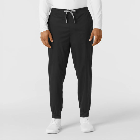 Wink Scrubs Men's Cargo Jogger Scrub Pant Black | scrub-supply.com