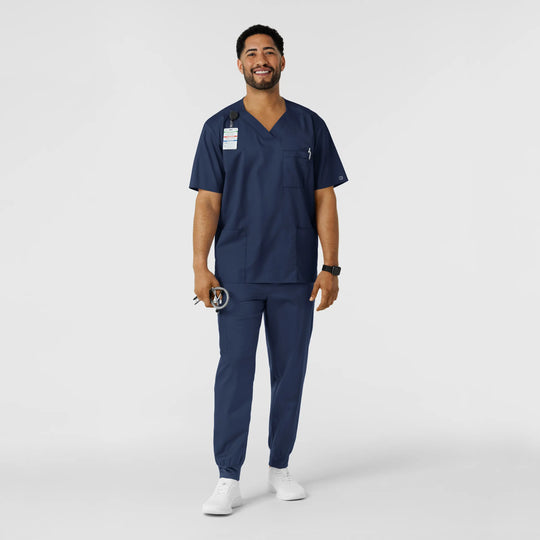 Wink Scrubs Men's Cargo Jogger Scrub Pant Navy | scrub-supply.com