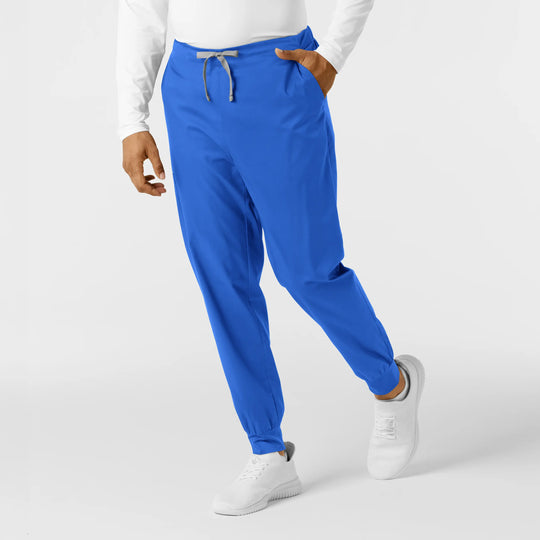 Wink Scrubs Men's Cargo Jogger Scrub Pant Royal Blue | scrub-supply.com