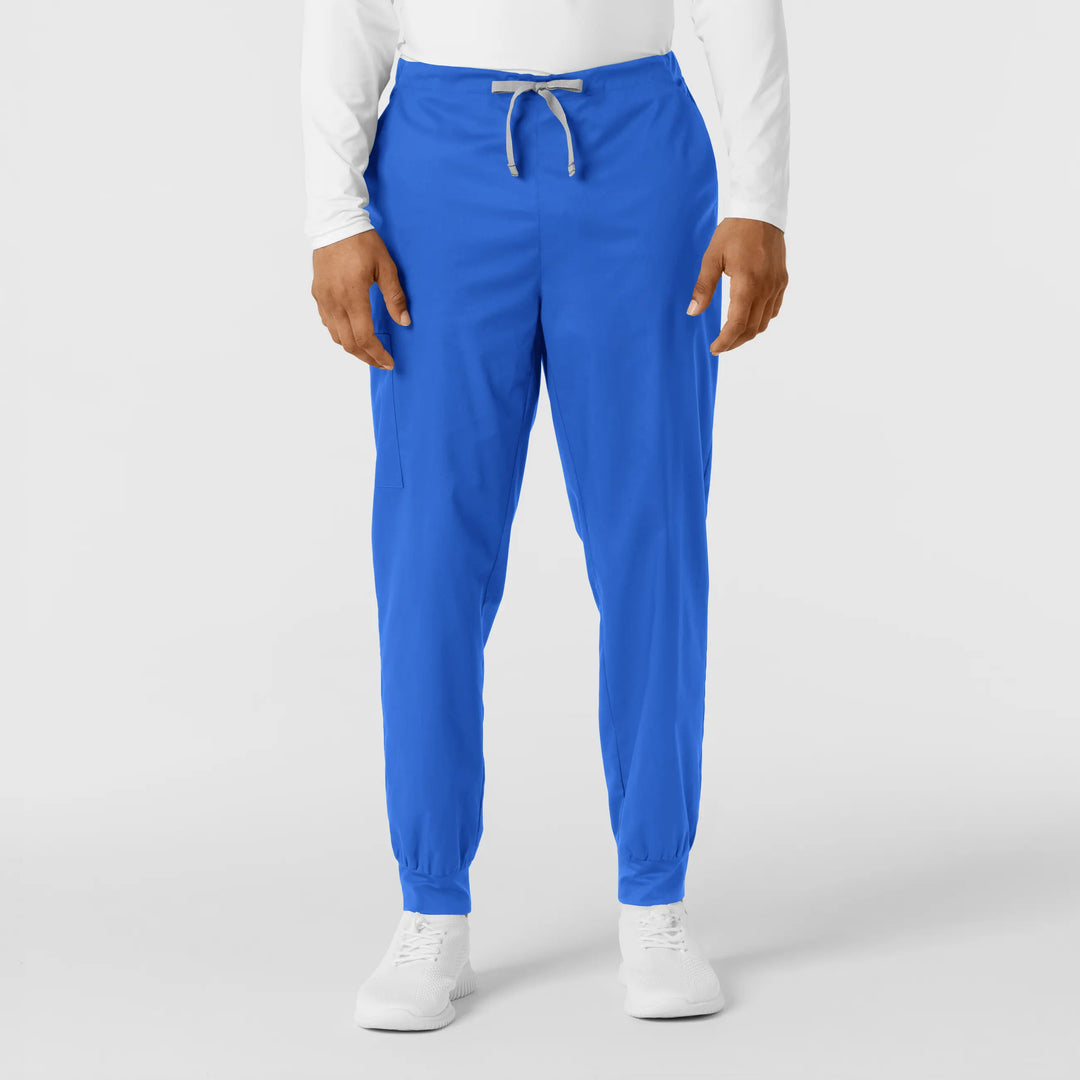 Wink Scrubs Men's Cargo Jogger Scrub Pant Royal Blue | scrub-supply.com