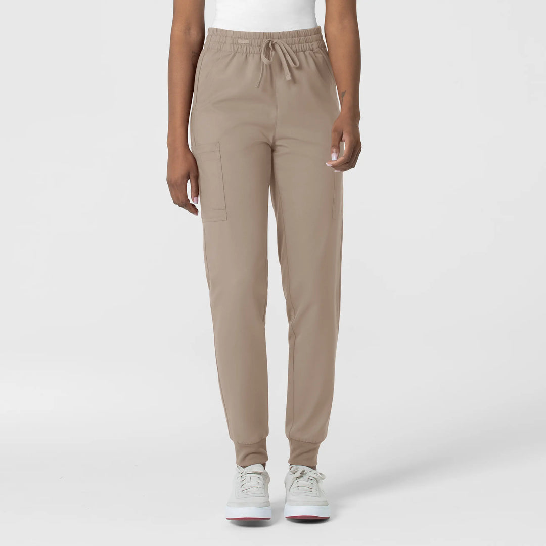 Wink Scrubs Women's Thrive Cargo Jogger Scrub Pant Haze | scrub-supply.com