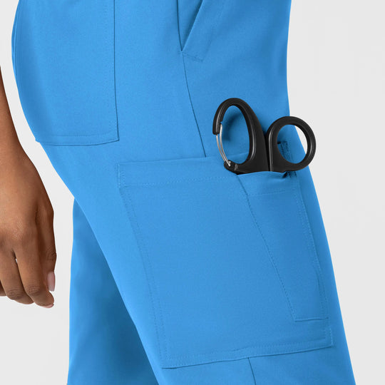 Wink Scrubs Women's Thrive Cargo Jogger Scrub Pant Malibu Blue | scrub-supply.com