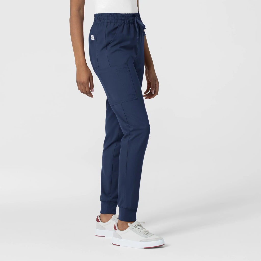 Wink Scrubs Women's Thrive Cargo Jogger Scrub Pant Navy | scrub-supply.com