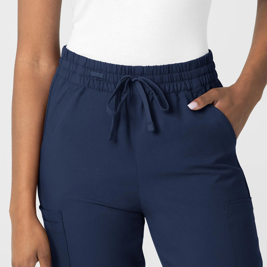 Wink Scrubs Women's Thrive Cargo Jogger Scrub Pant Navy | scrub-supply.com