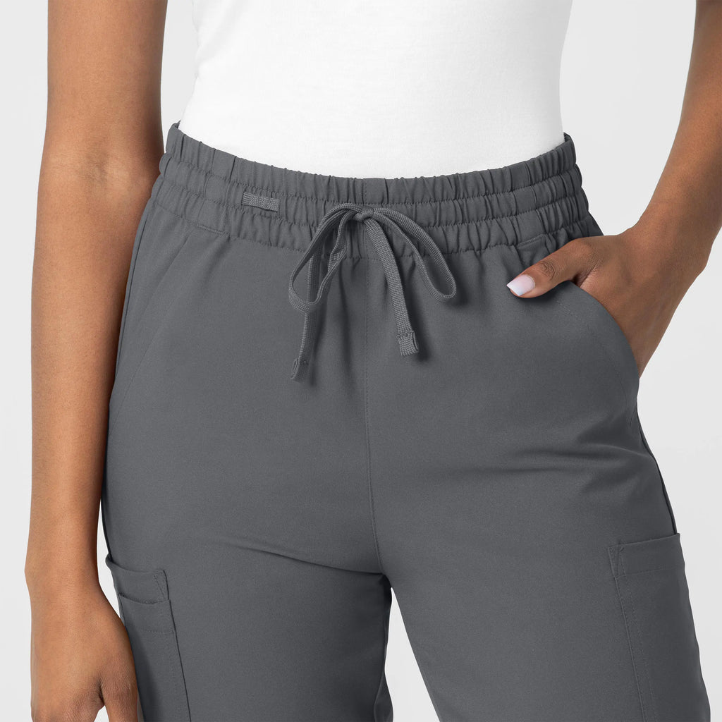 Wink Scrubs Women's Thrive Cargo Jogger Scrub Pant Pewter | scrub-supply.com