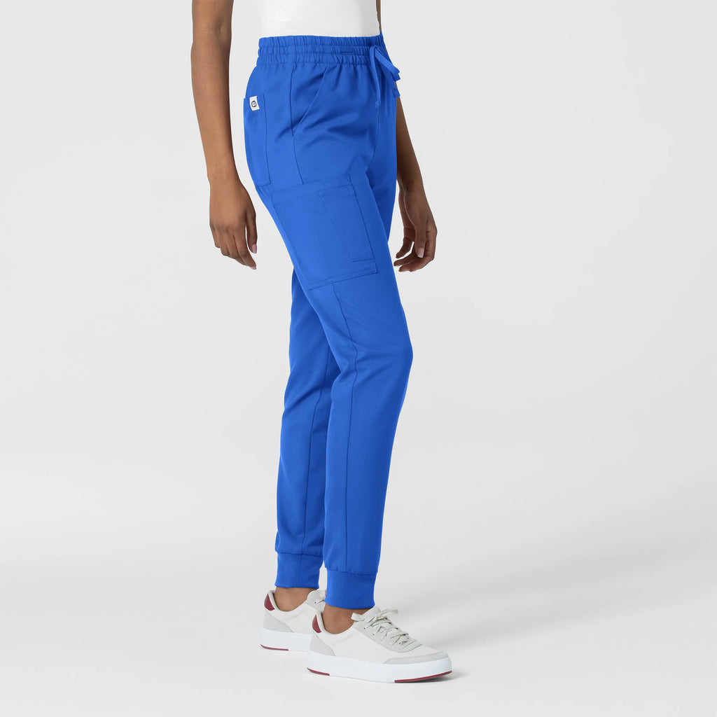 Wink Scrubs Women's Thrive Cargo Jogger Scrub Pant Royal Blue | scrub-supply.com