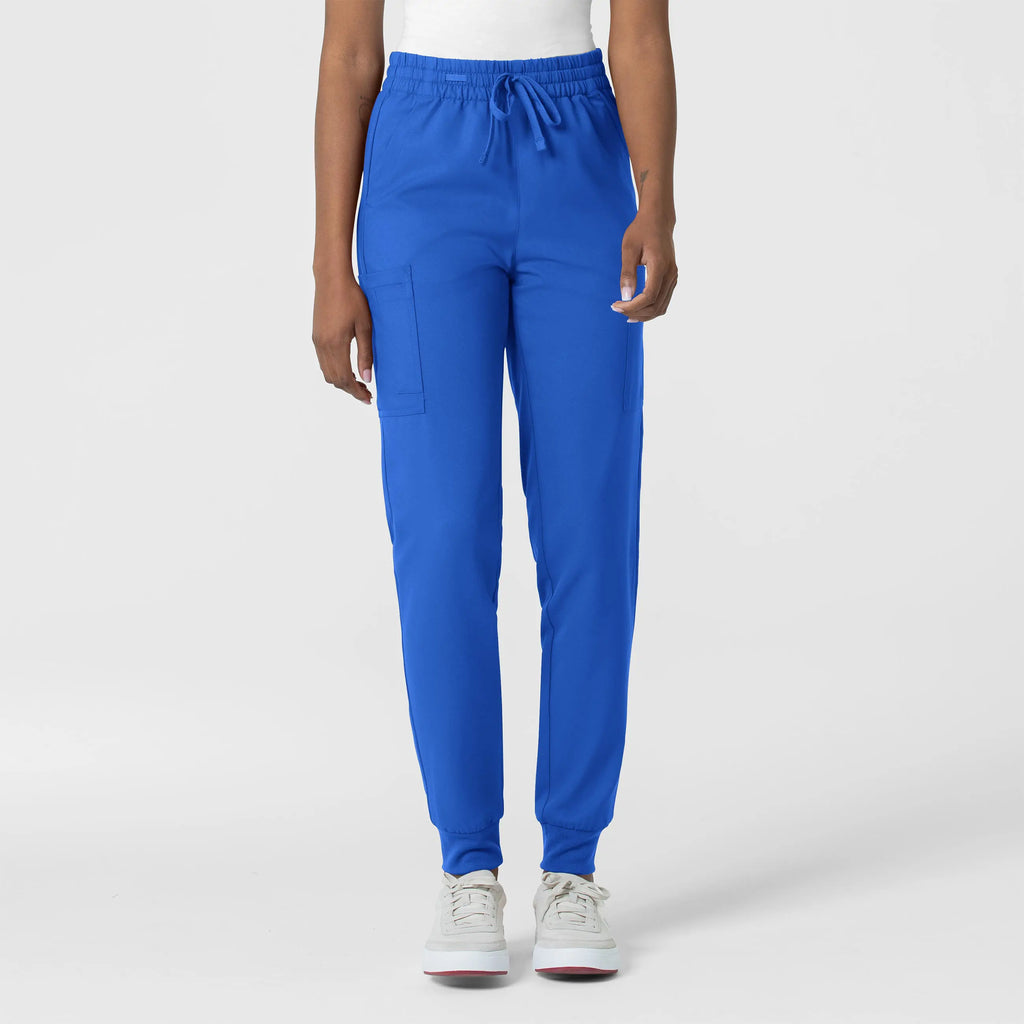 Wink Scrubs Women's Thrive Cargo Jogger Scrub Pant Royal Blue | scrub-supply.com