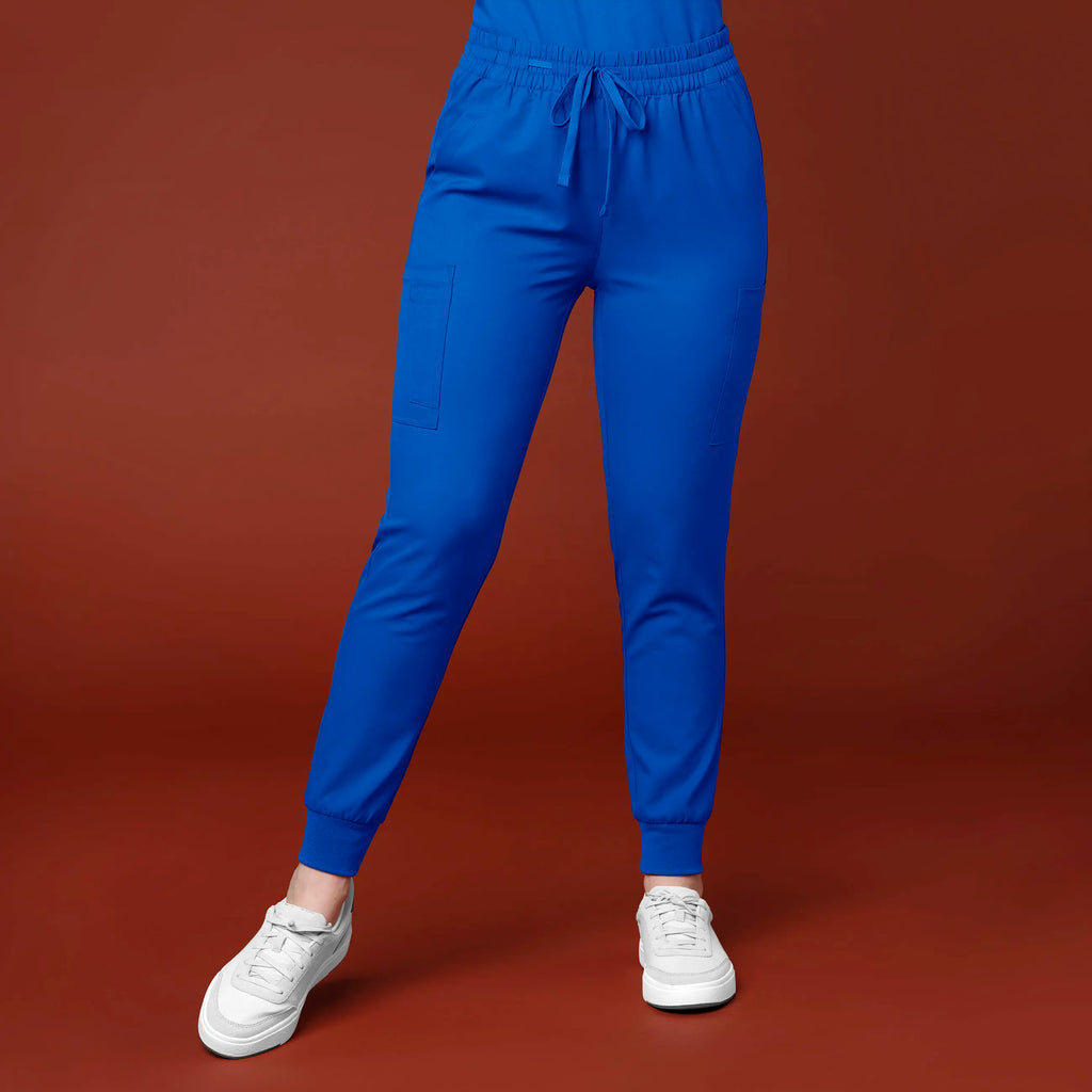 Wink Scrubs Women's Thrive Cargo Jogger Scrub Pant Royal Blue | scrub-supply.com