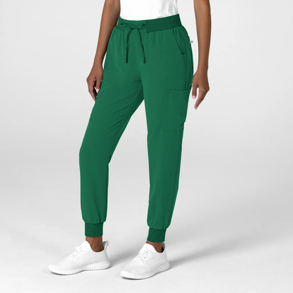 Wink Scrubs Women's Jogger Utility Scrub Pant Hunter | scrub-supply.com