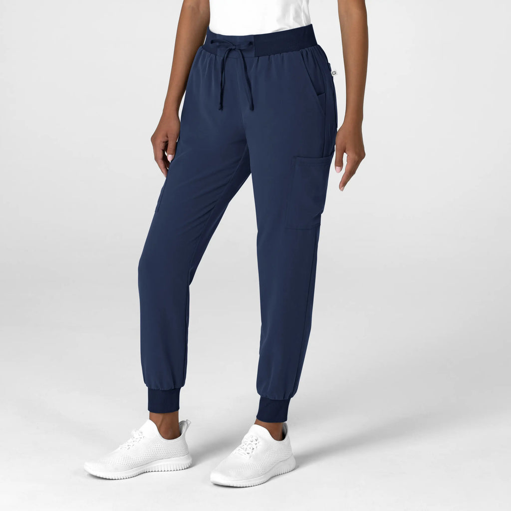 Wink Scrubs Women's Jogger Utility Scrub Pant Navy | scrub-supply.com