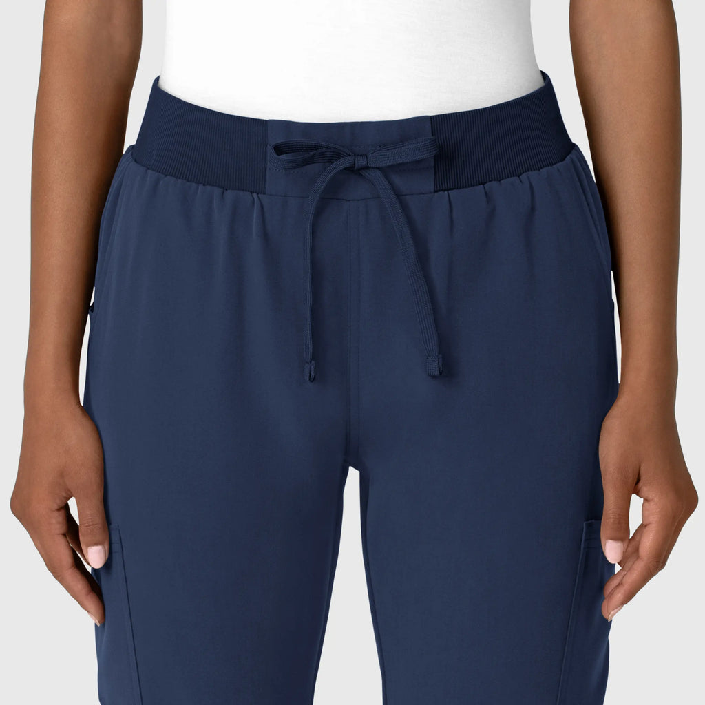 Wink Scrubs Women's Jogger Utility Scrub Pant Navy | scrub-supply.com