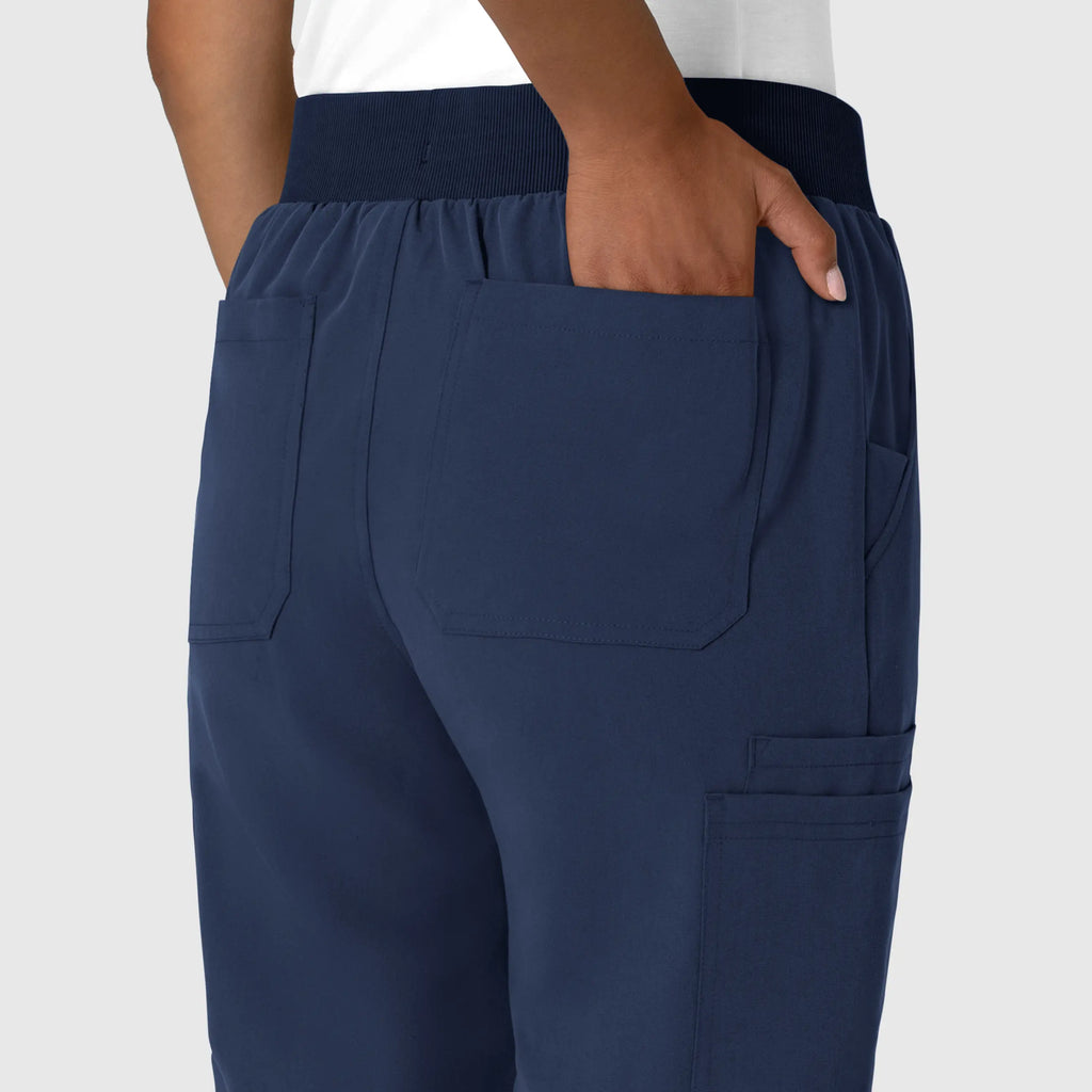 Wink Scrubs Women's Jogger Utility Scrub Pant Navy | scrub-supply.com