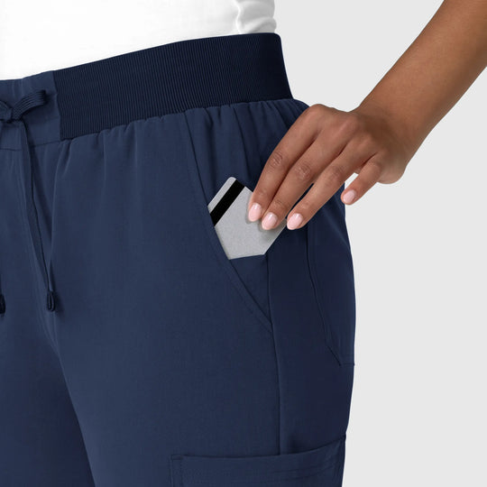 Wink Scrubs Women's Jogger Utility Scrub Pant Navy | scrub-supply.com