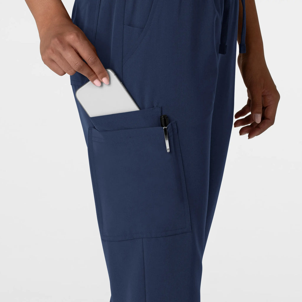 Wink Scrubs Women's Jogger Utility Scrub Pant Navy | scrub-supply.com