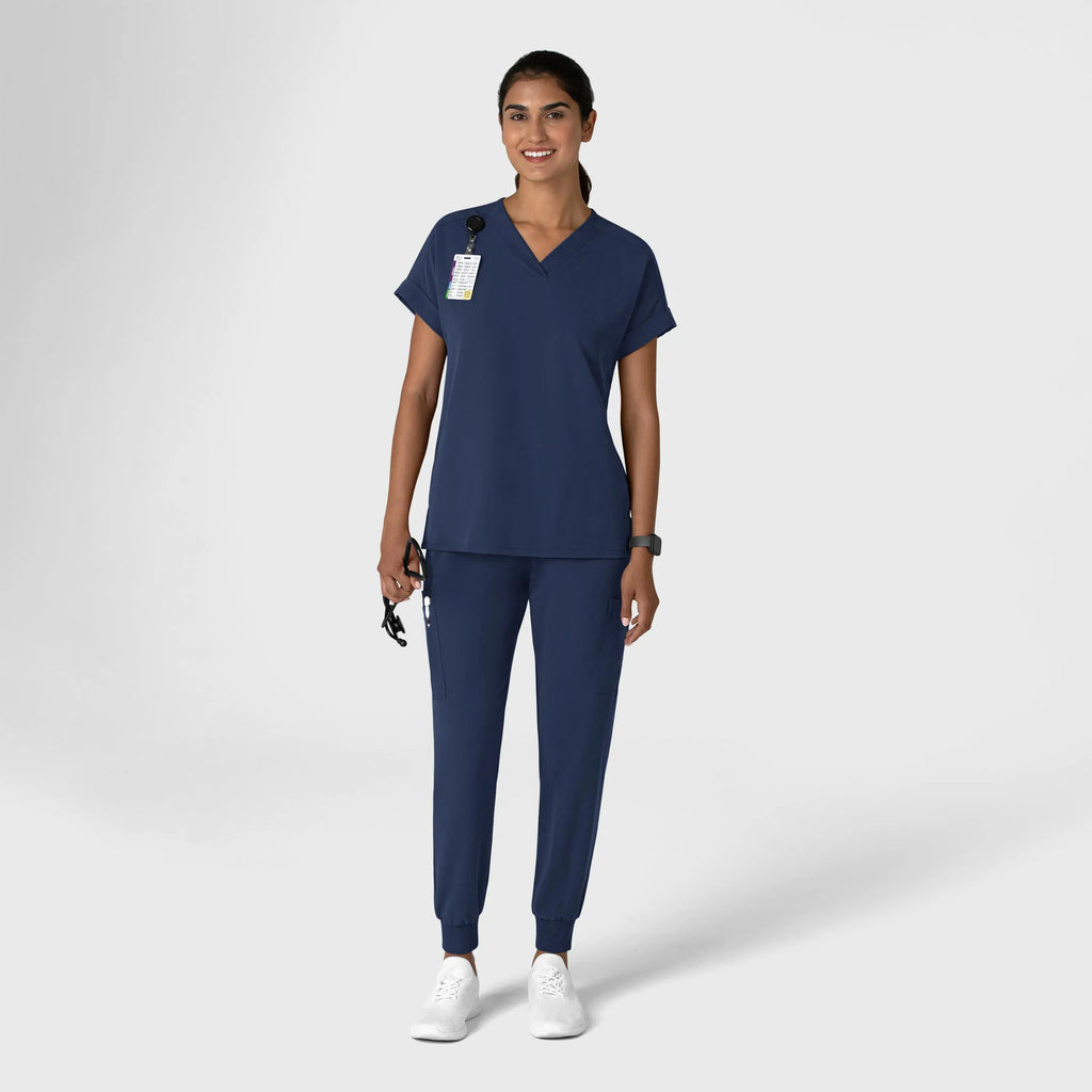 Wink Scrubs Women's Jogger Utility Scrub Pant Navy | scrub-supply.com