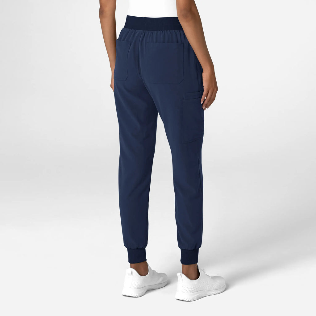 Wink Scrubs Women's Jogger Utility Scrub Pant Navy | scrub-supply.com