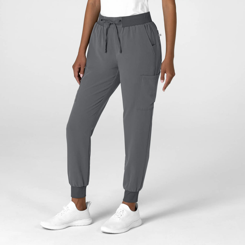 Wink Scrubs Women's Jogger Utility Scrub Pant Pewter | scrub-supply.com