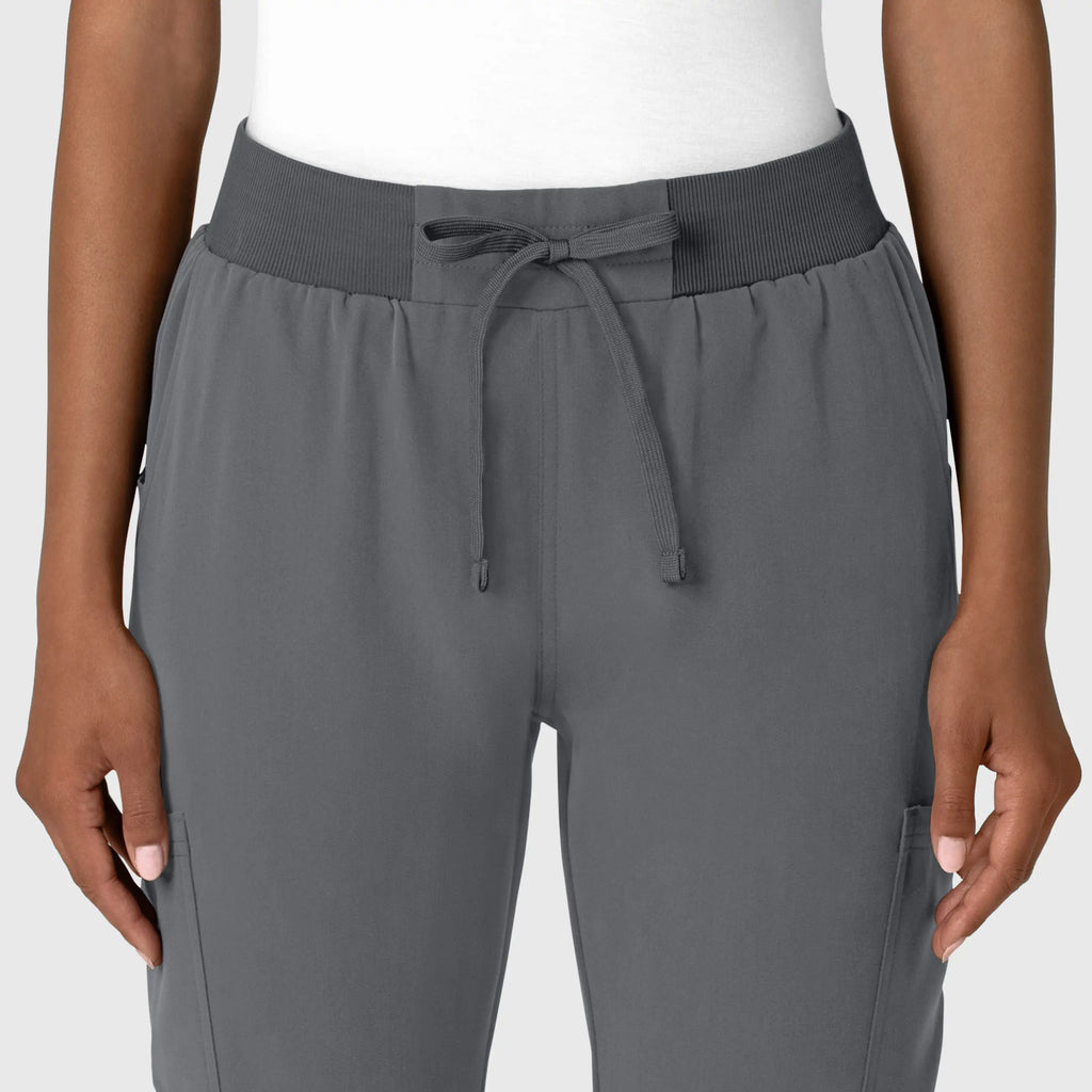 Wink Scrubs Women's Jogger Utility Scrub Pant Pewter | scrub-supply.com