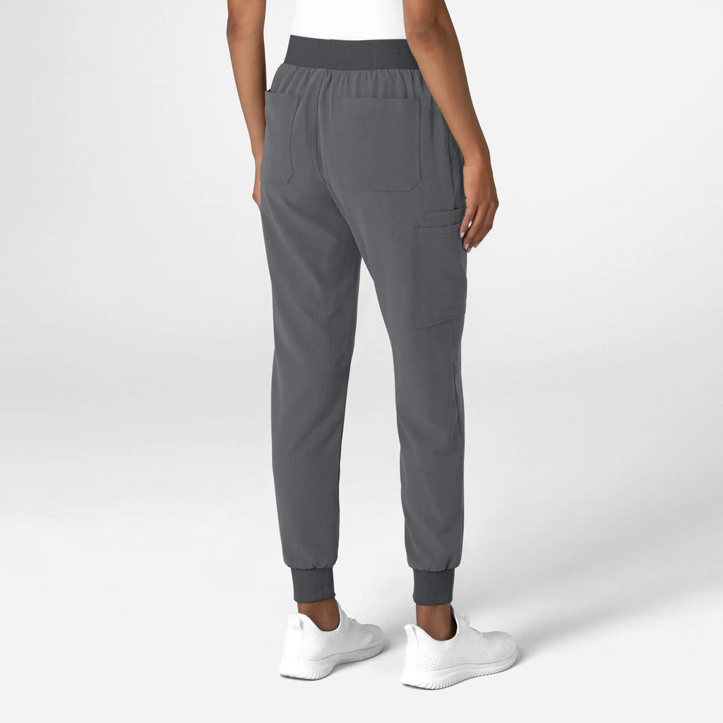 Wink Scrubs Women's Jogger Utility Scrub Pant Pewter | scrub-supply.com