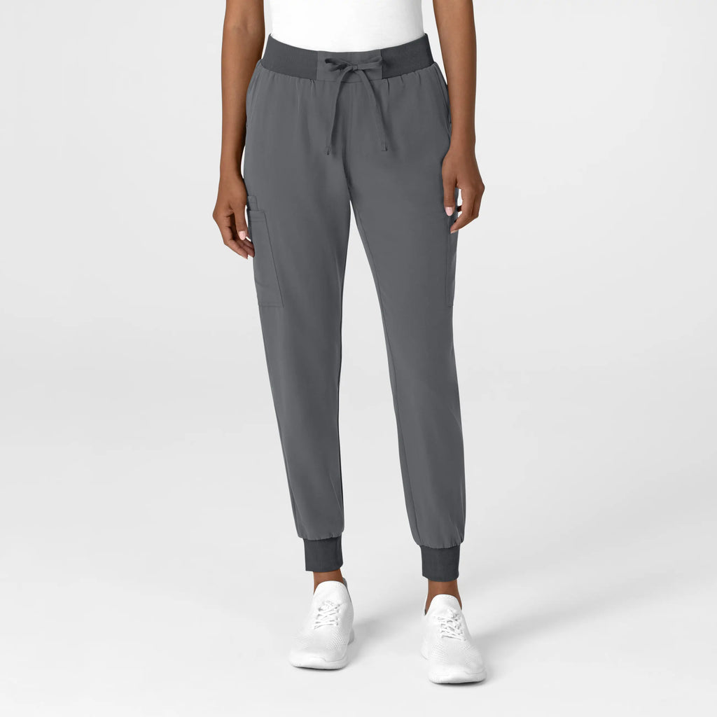 Wink Scrubs Women's Jogger Utility Scrub Pant Pewter | scrub-supply.com