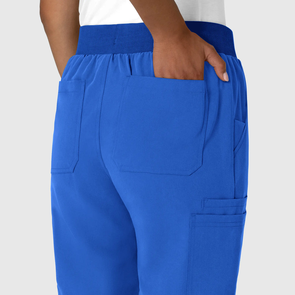 Wink Scrubs Women's Jogger Utility Scrub Pant Royal Blue | scrub-supply.com