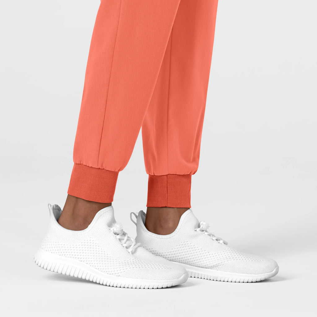 Wink Scrubs Women's Jogger Utility Scrub Pant Sugar Coral | scrub-supply.com