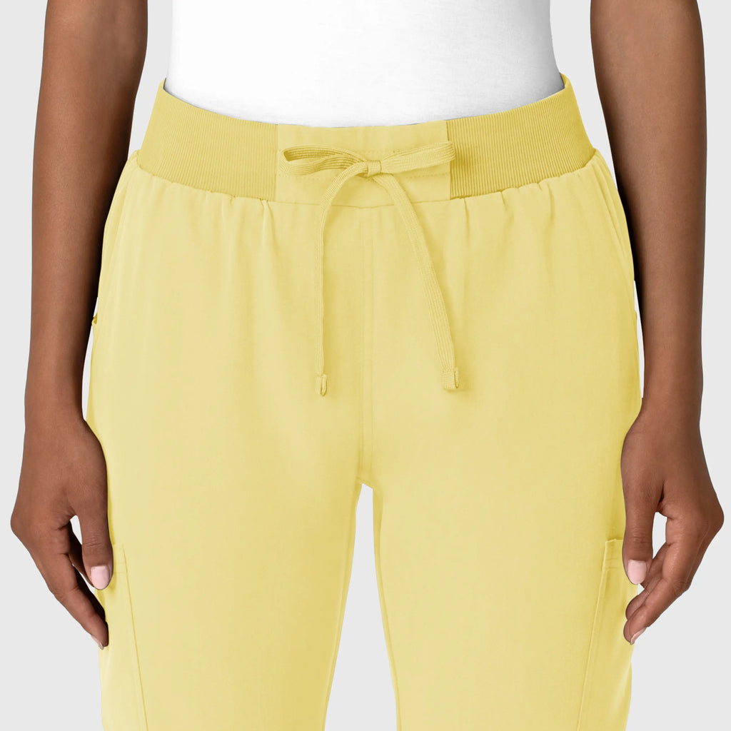 Wink Scrubs Women's Jogger Utility Scrub Pant Sunshine Yellow | scrub-supply.com