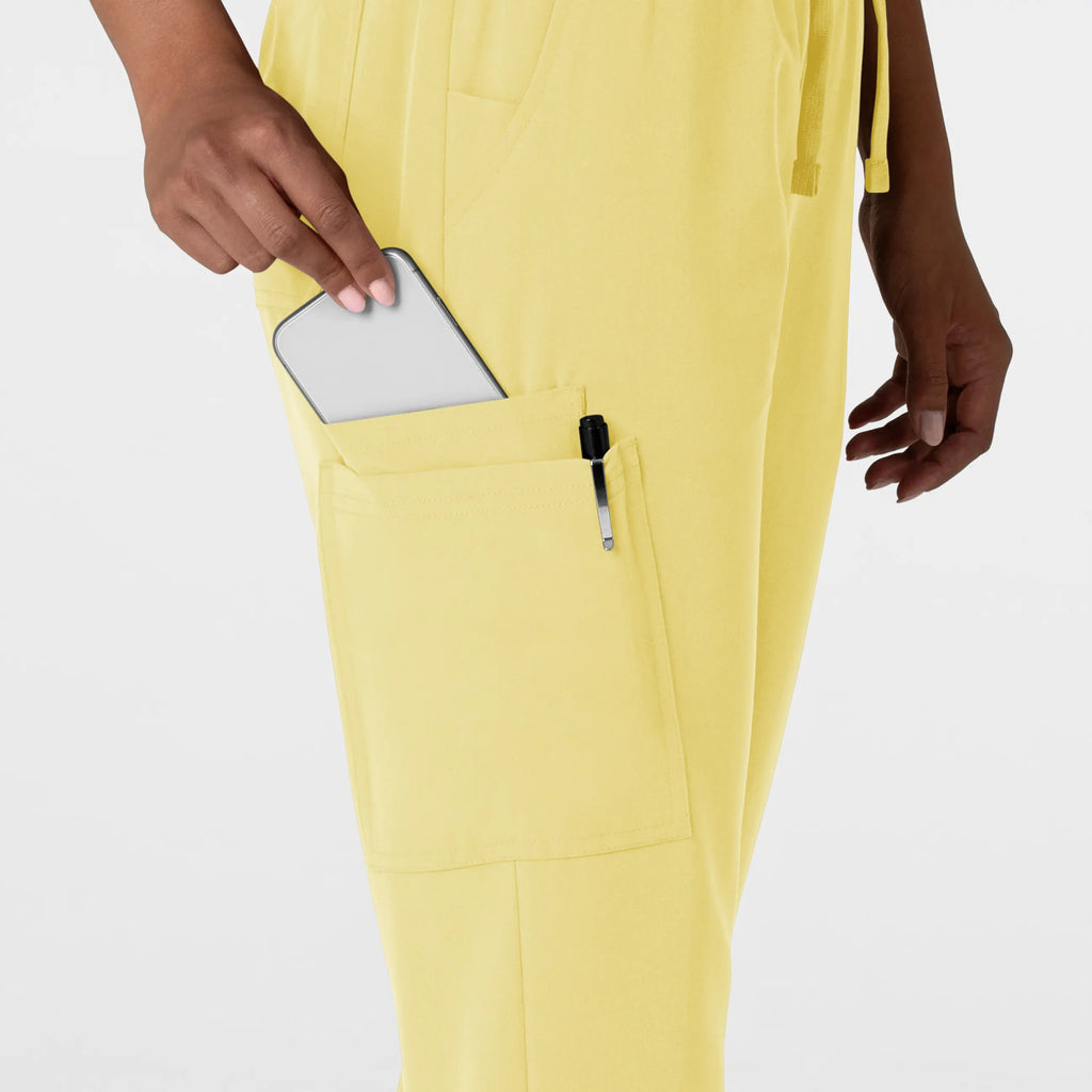 Wink Scrubs Women's Jogger Utility Scrub Pant Sunshine Yellow | scrub-supply.com