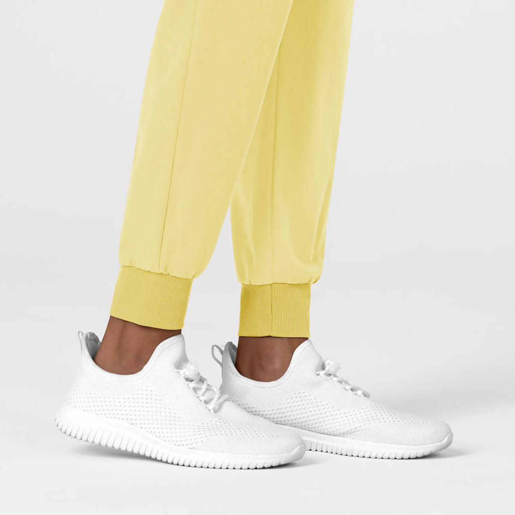 Wink Scrubs Women's Jogger Utility Scrub Pant Sunshine Yellow | scrub-supply.com