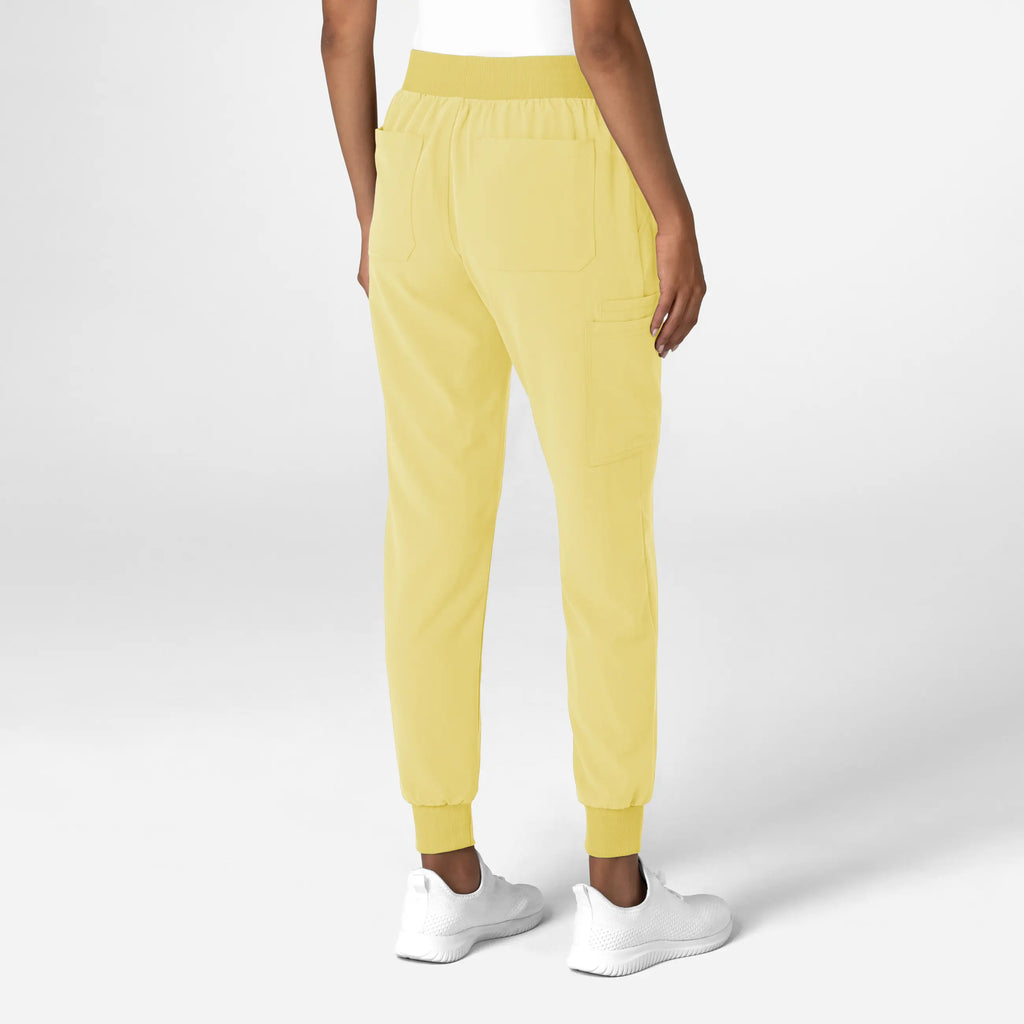 Wink Scrubs Women's Jogger Utility Scrub Pant Sunshine Yellow | scrub-supply.com