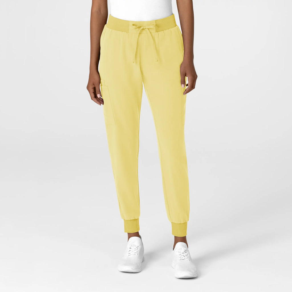 Wink Scrubs Women's Jogger Utility Scrub Pant Sunshine Yellow | scrub-supply.com