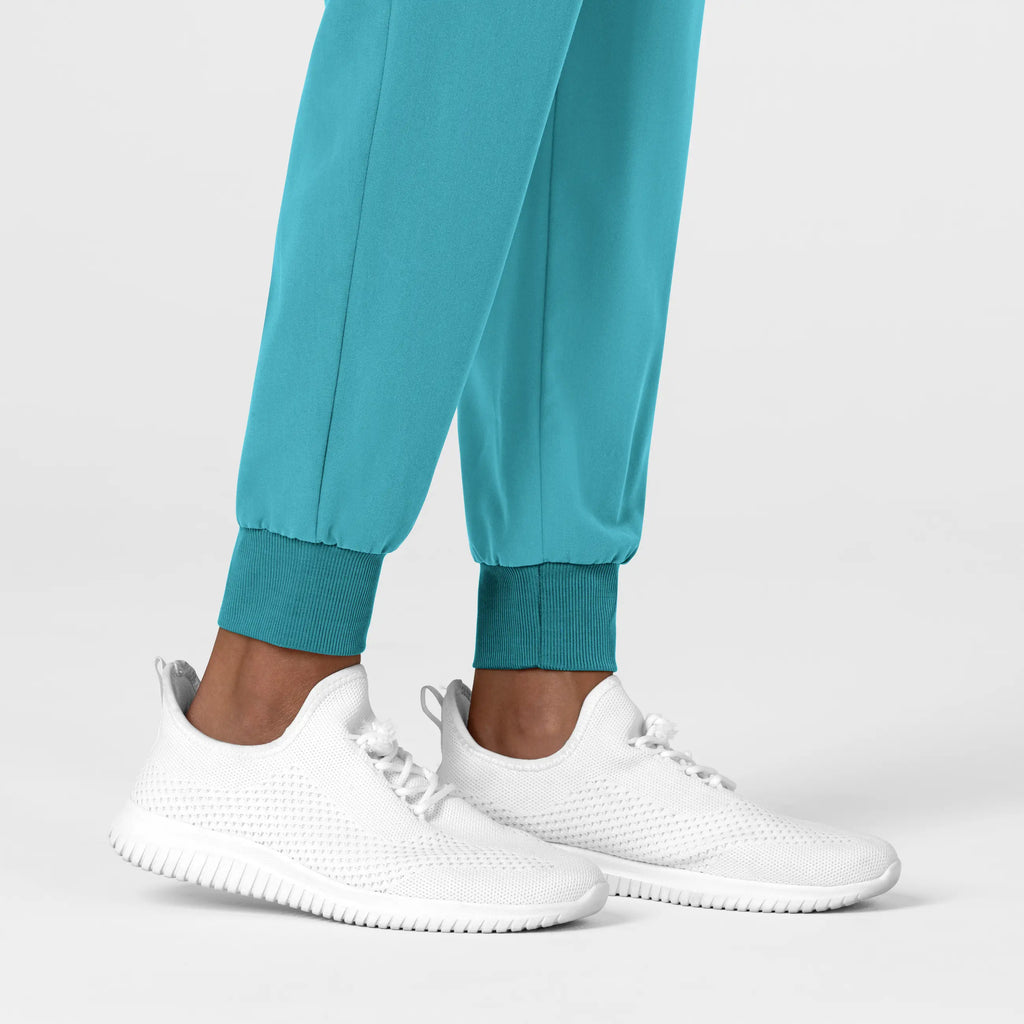 Wink Scrubs Women's Jogger Utility Scrub Pant Teal | scrub-supply.com