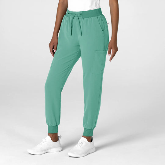 Wink Scrubs Women's Jogger Utility Scrub Pant Turquoise | scrub-supply.com