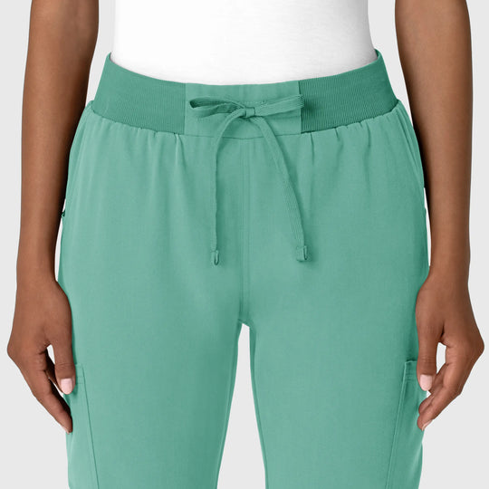 Wink Scrubs Women's Jogger Utility Scrub Pant Turquoise | scrub-supply.com