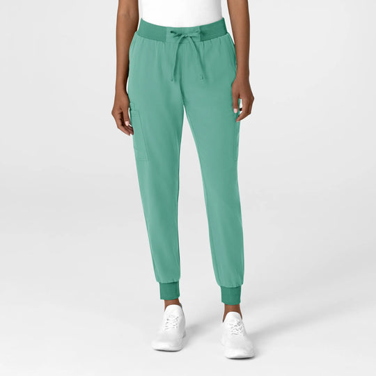 Wink Scrubs Women's Jogger Utility Scrub Pant Turquoise | scrub-supply.com
