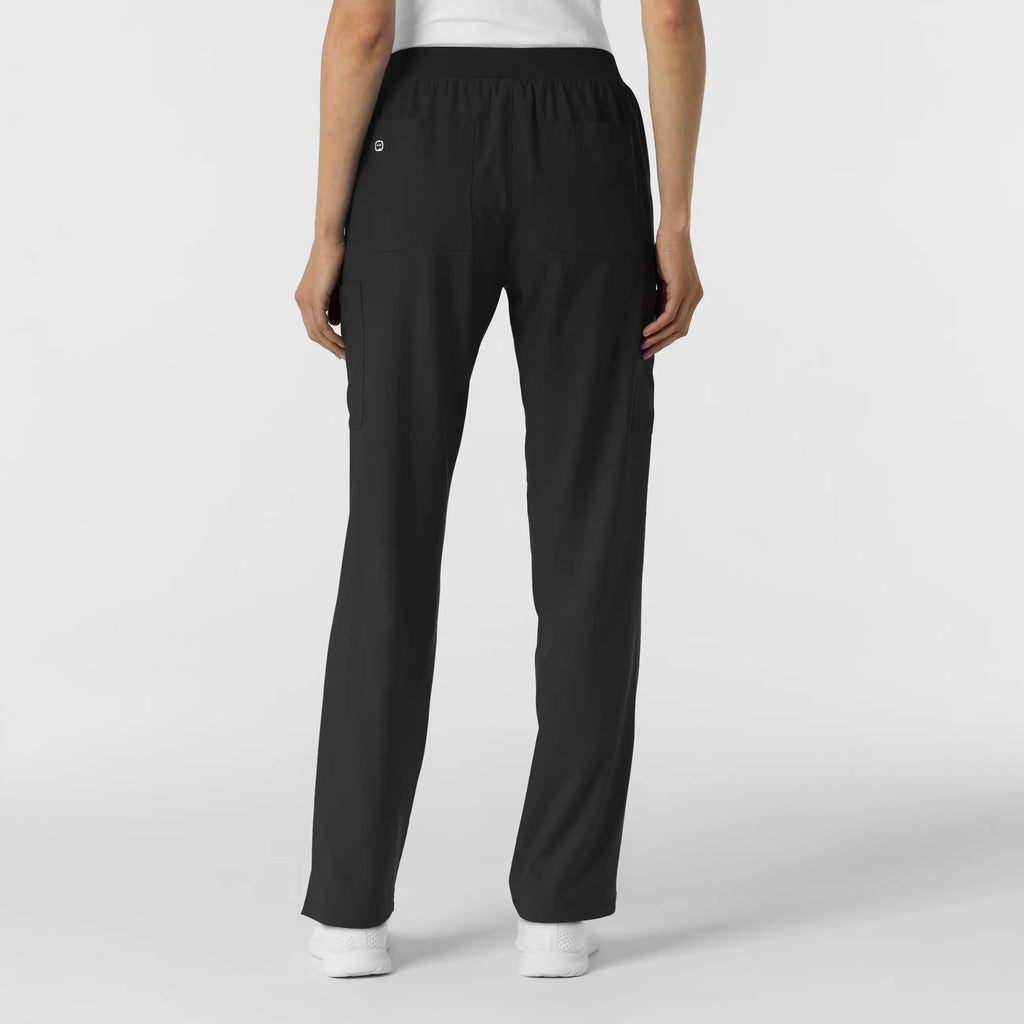 Wink Scrubs Women's Cargo Utility Scrub Pant Black | scrub-supply.com