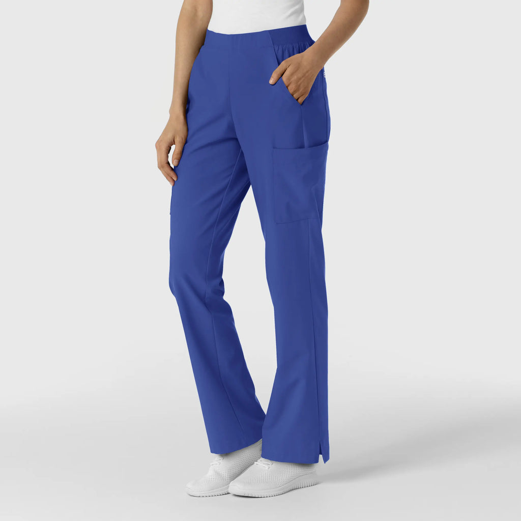 Wink Scrubs Women's Cargo Utility Scrub Pant Galaxy Blue | scrub-supply.com